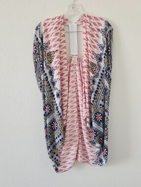 Flying Tomato Multicolor Boho Top Coverup